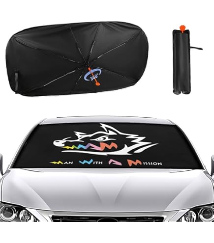 Amazon | マン ウィズ ア ミッション 車用サンシェード フロント